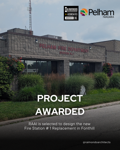 Raimondo Architects Selected to Design New Fire Station No. 1 Replacement in Fonthill 