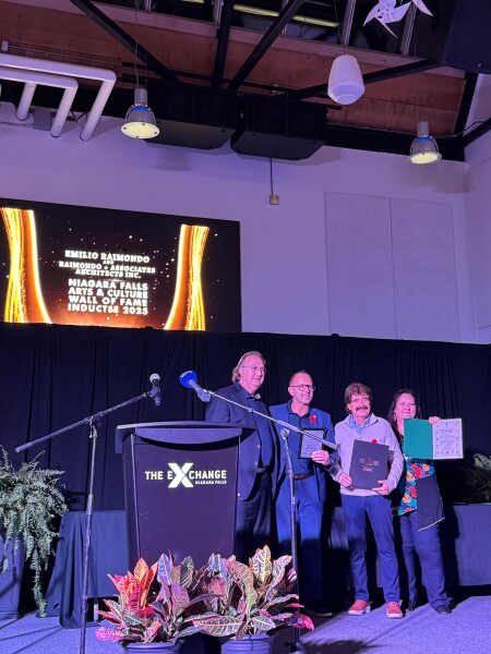 Emilio Raimondo Inducted into Niagara Falls Arts and Culture Wall of Fame