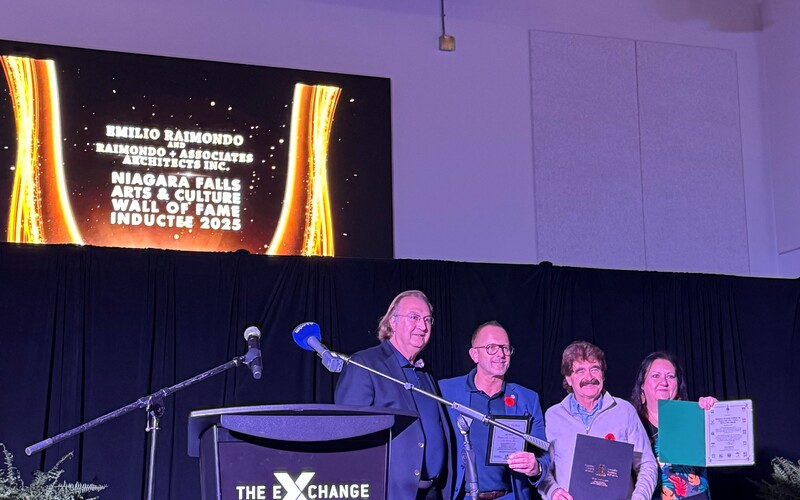 Emilio Raimondo Inducted into Niagara Falls Arts and Culture Wall of Fame