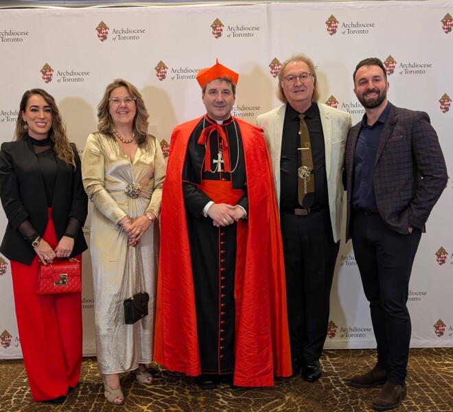 Honoured to Join the Archdiocese of Toronto 46th Annual Cardinals Dinner