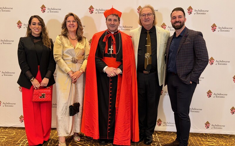 Honoured to Join the Archdiocese of Toronto 46th Annual Cardinals Dinner